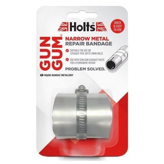 Holts Gun Gum Narrow-Banda Metalica Pentru Repararea Tobelor De Eesapament HREP0060A